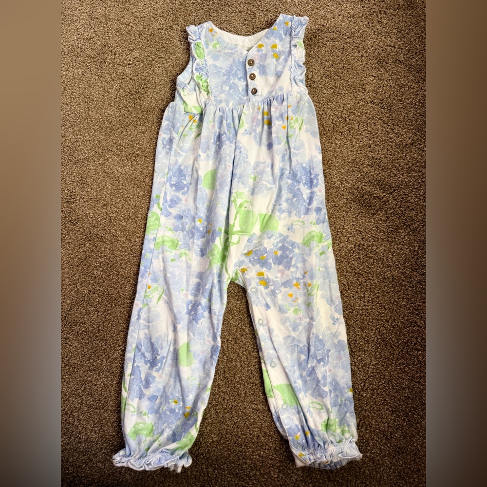 Floral Print Burt’s Bees Romper